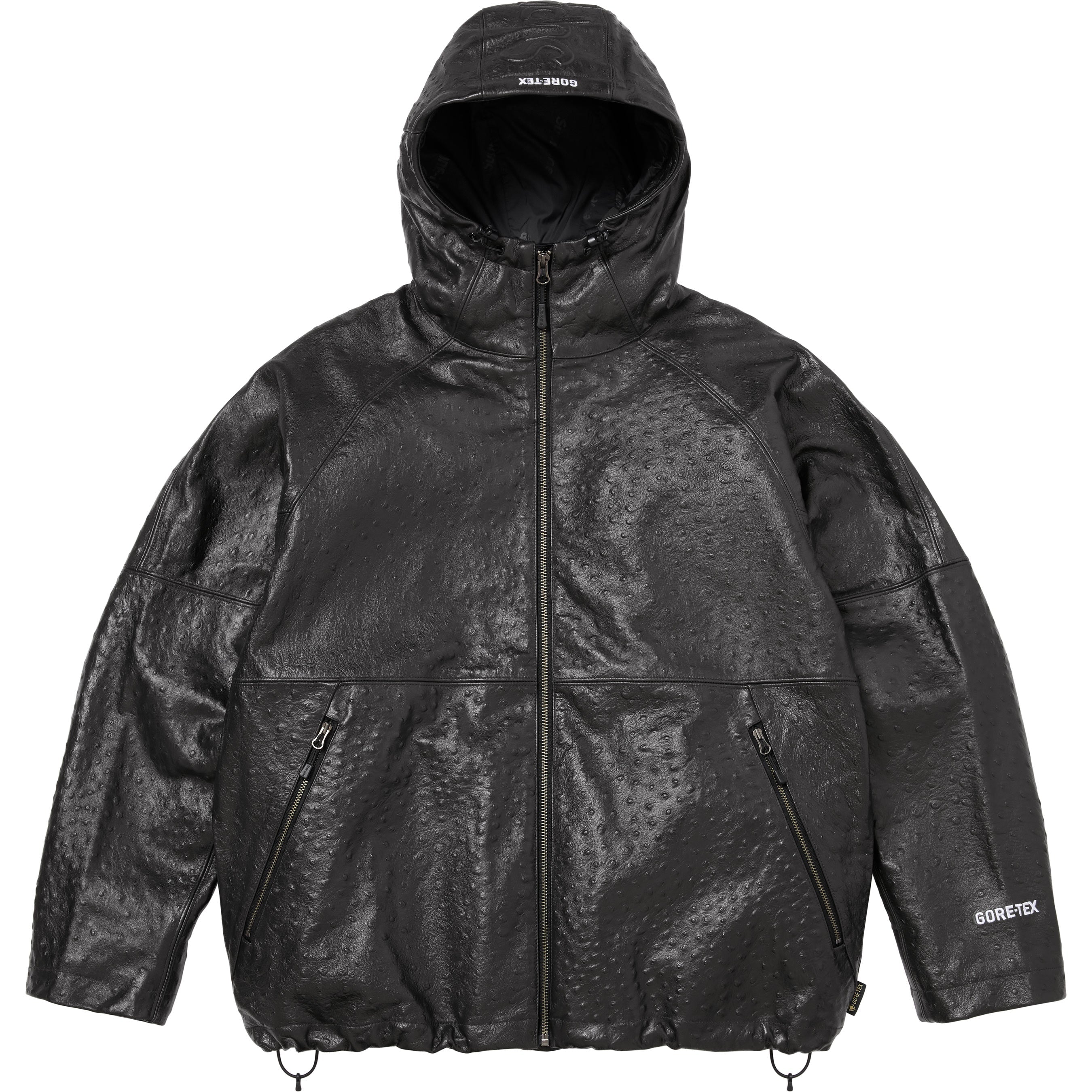 GORE-TEX Ostrich Embossed Leather Jacket view 9